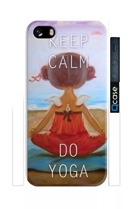 Купить чехол для спортивных людей для iPhone 5/5S - Keep calm and do Yoga