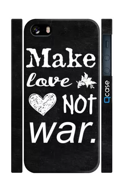 Чехол для iPhone 5, 5s Make Love not war - Make Love | Qcase