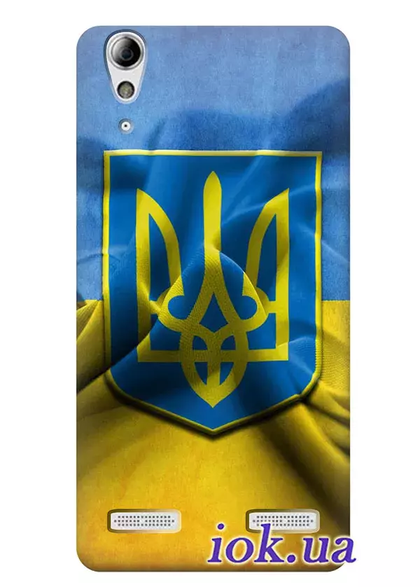Патриотичный чехол с флагом Украины для Lenovo A6000 Plus
