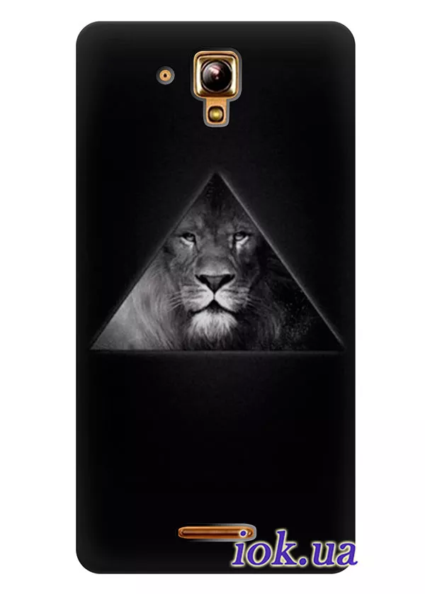 заказать чехол для Lenovo S8 со львом