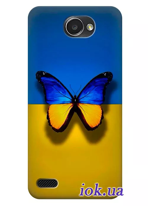 Чехол для LG Max X155 - Украинская бабочка