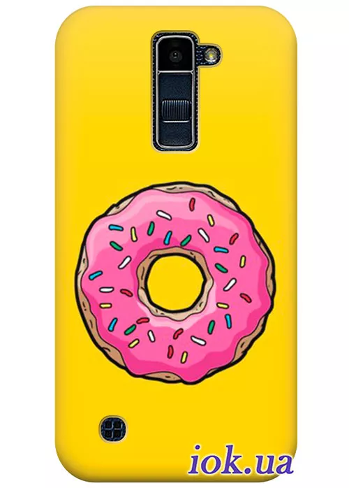 Чехол для LG K10 - Пончик