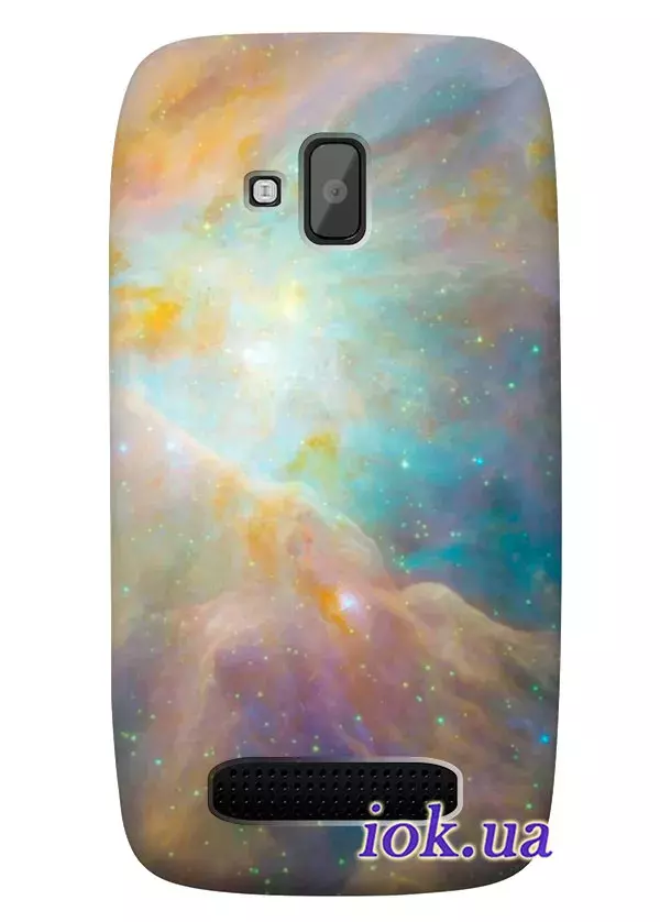 Чехол с картинкой галактики для Nokia Lumia 610