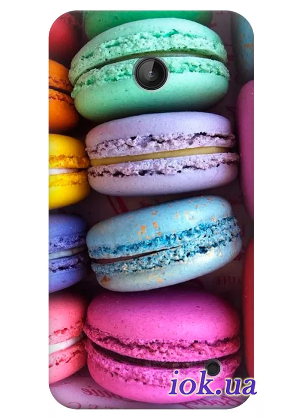 Чехол с разноцветным печеньем для Nokia Lumia 635