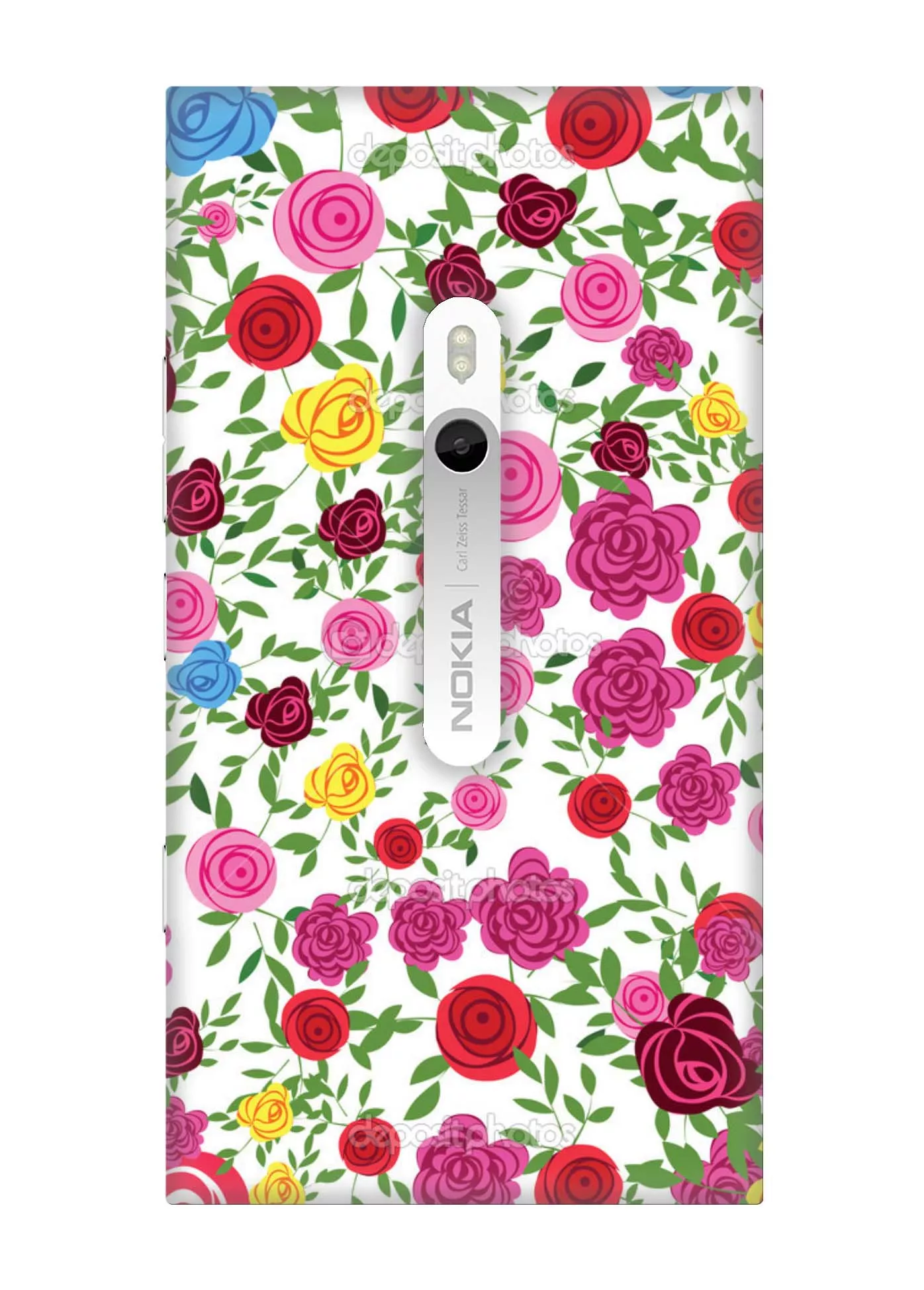Чехол для Nokia Lumia 800 - Цветочки