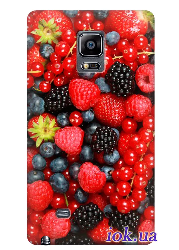 Изящный чехол для Galaxy Note Edge с ягодами