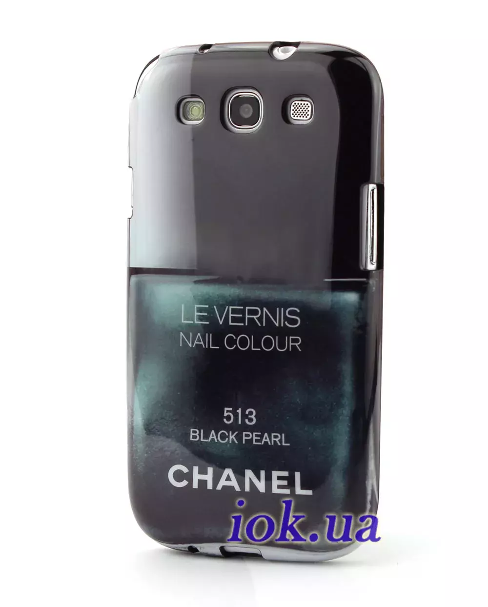 Силиконовый чехол Chanel Black Pearl для Samsung Galaxy S3