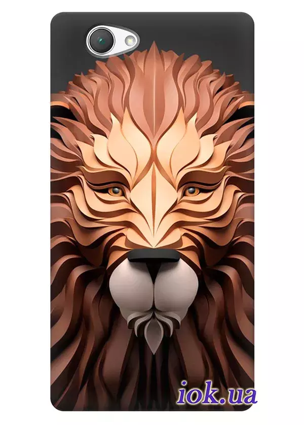 Чехол со львом для Xperia Z1 Mini
