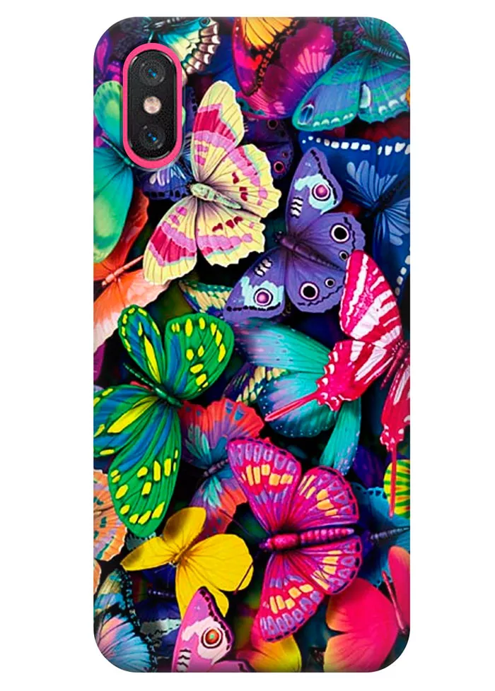 Чехол для Xiaomi Mi 8 Pro - Бабочки