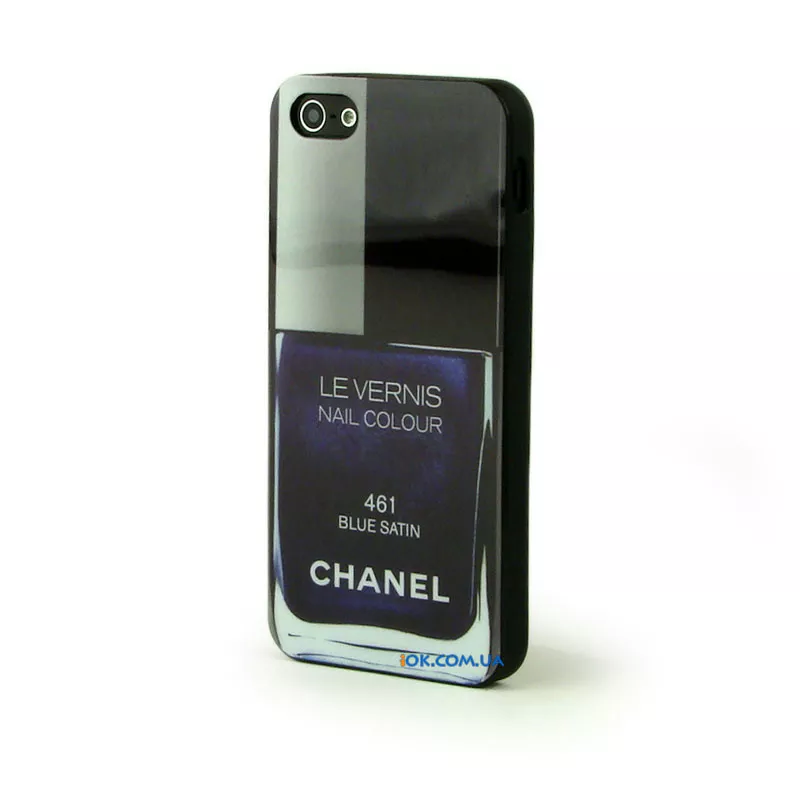 Чехол Chanel на iPhone 5, Nail Colour Blue Satin