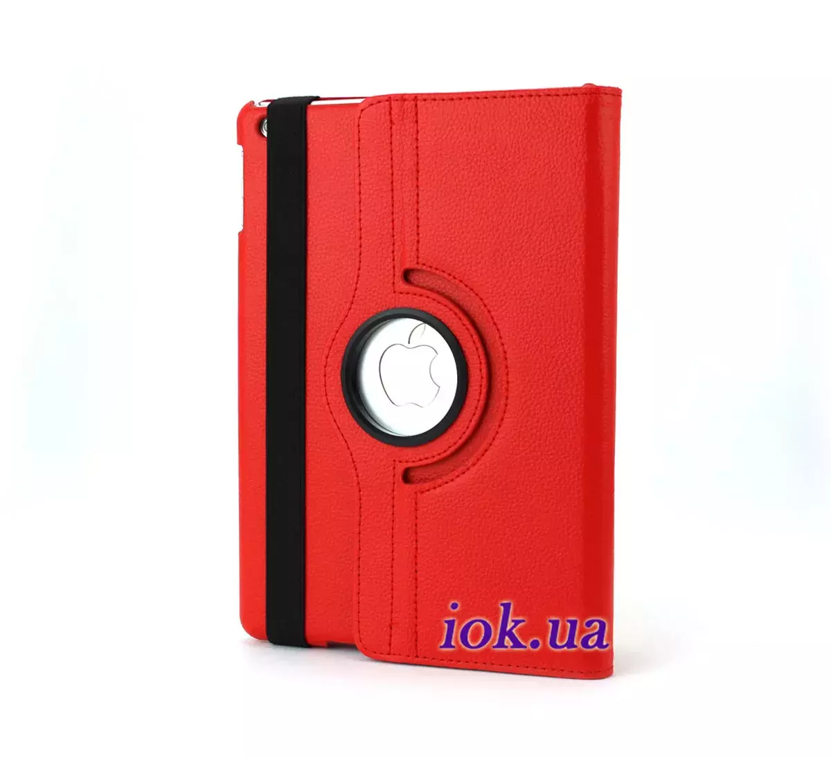 Красный чехол-обложка с крутящим механизмом для iPad Air