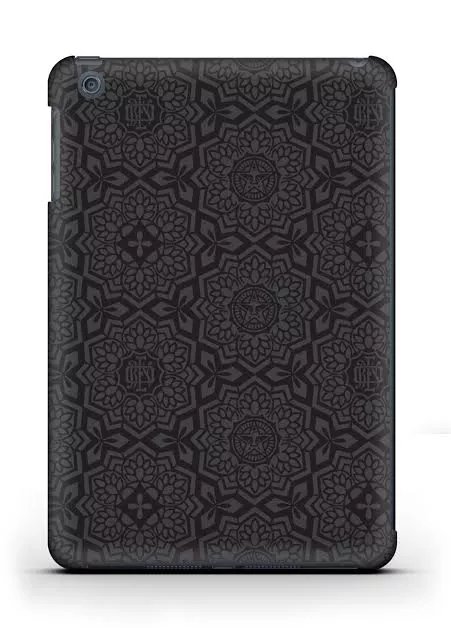 Мужской чехол с черным орнаментом для iPad Mini 1/2 - Black for Men