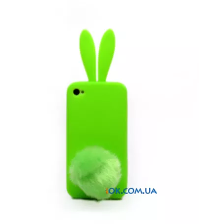 Чехол Rabbito для Apple iPhone 4, зеленый