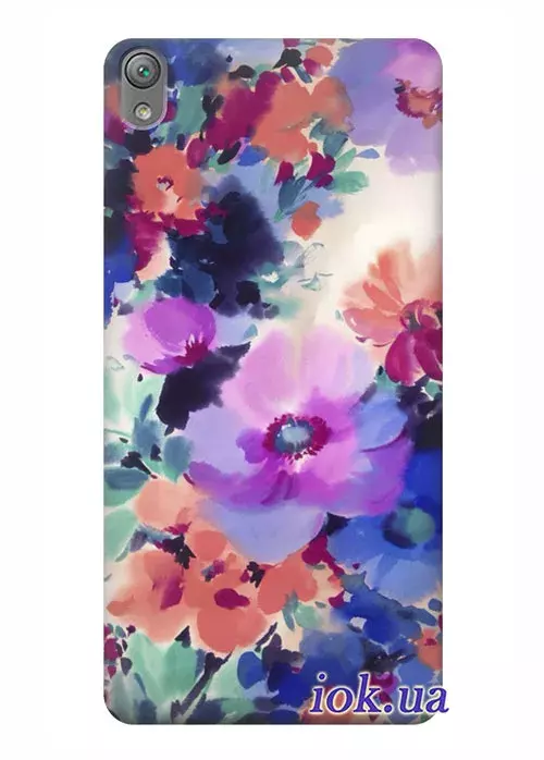 Чехол для Sony Xperia E5 - Цветы