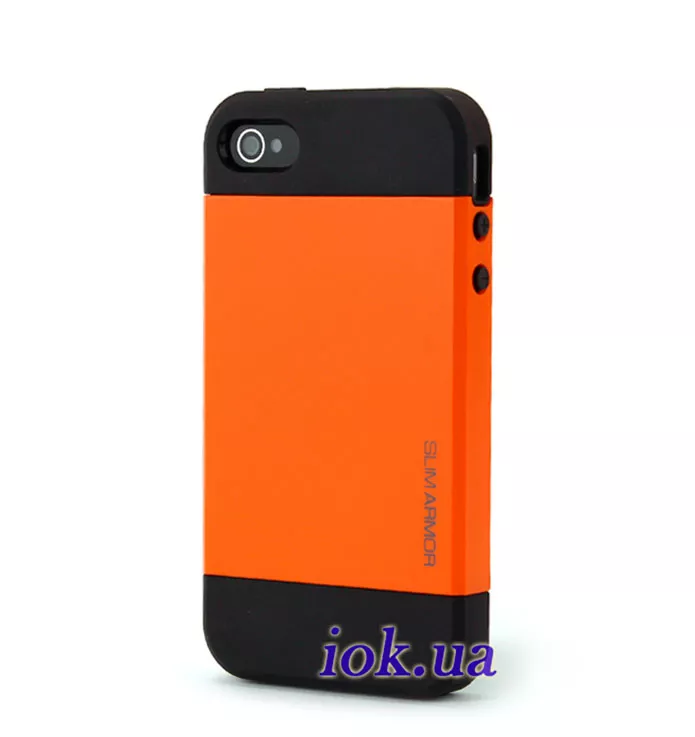 Чехол SGP Slim Armor для iPhone 4/4S, оранжевый