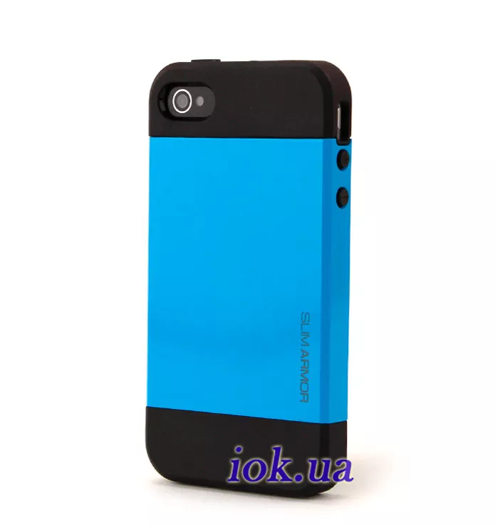 Чехол SGP Slim Armor для iPhone 4/4S, синий