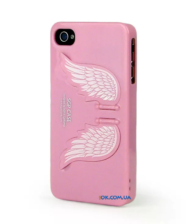 Чехол SGP Wings для iPhone 4/4S, розовый