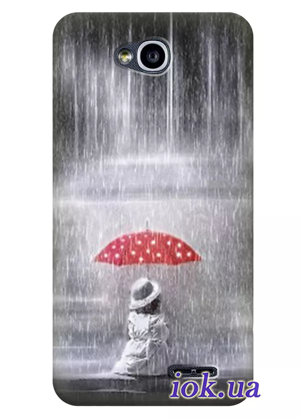 Чехол для LG L90 - Под дождем 
