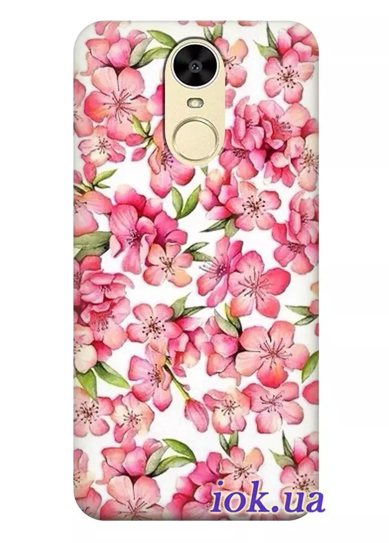 Чехол для Huawei Enjoy 6 - Весенние цветы