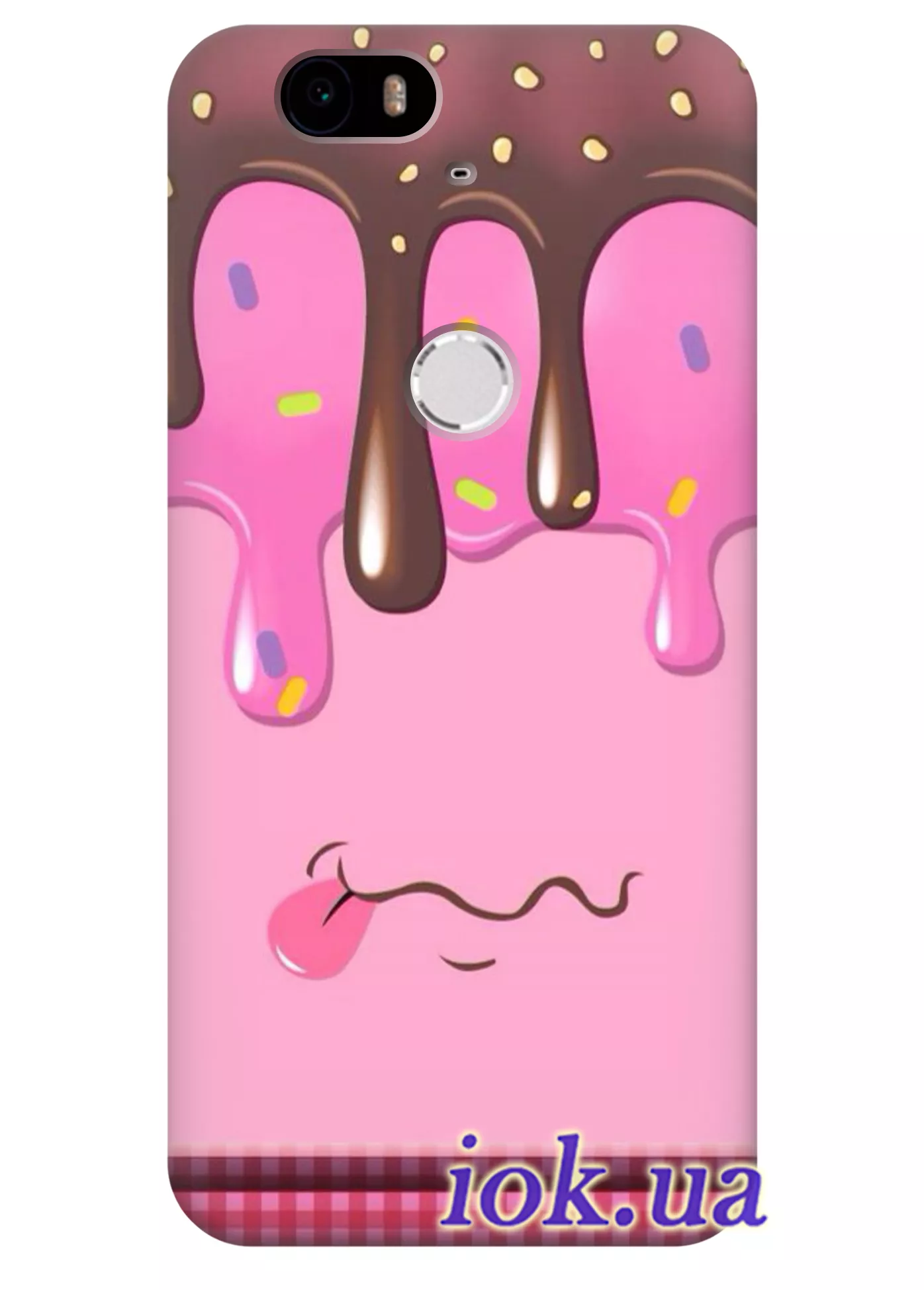 Чехол для Huawei Nexus 6P - Клубничное мороженное 