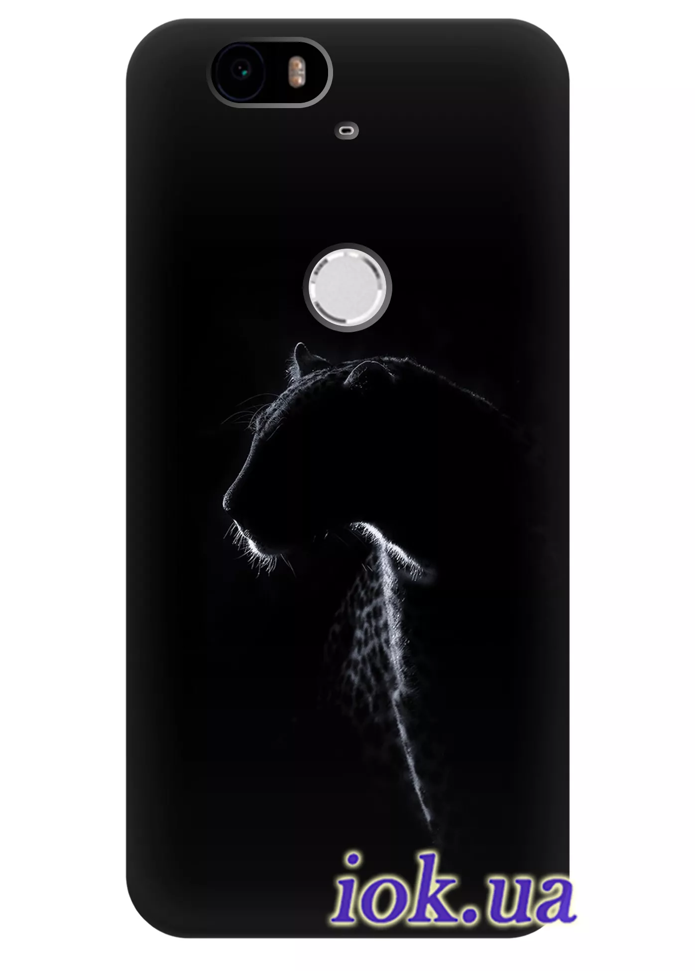 Чехол для Huawei Nexus 6P - Силуэт тигра 