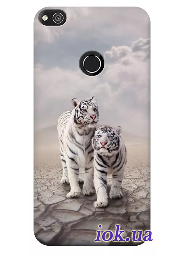Чехол для Huawei P8 Lite 2017 - Тигры