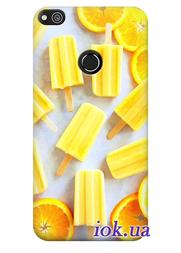 Чехол для Huawei P8 Lite 2017 - Апельсиновое мороженко