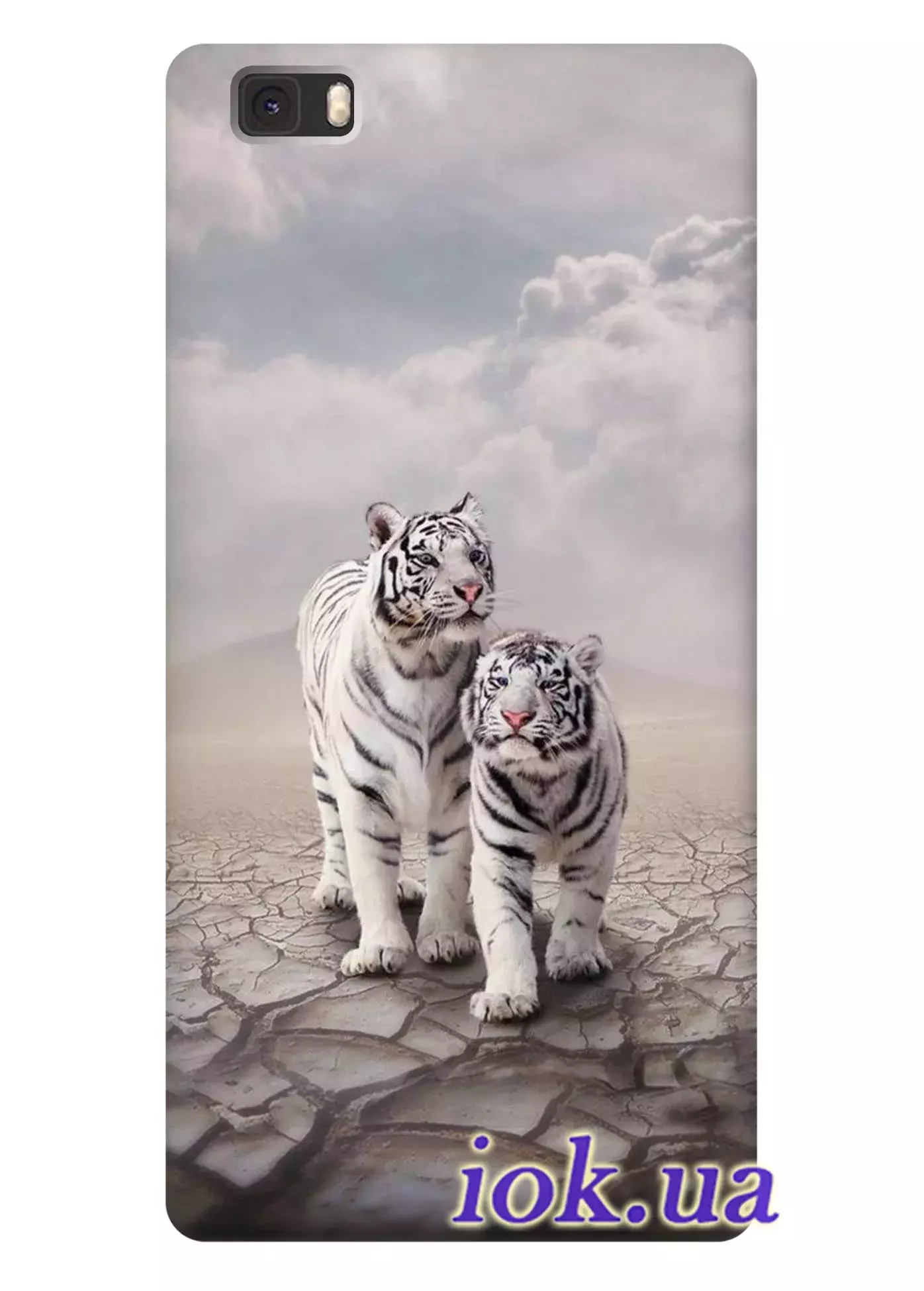 Чехол для Huawei P8 Lite - Два тигра