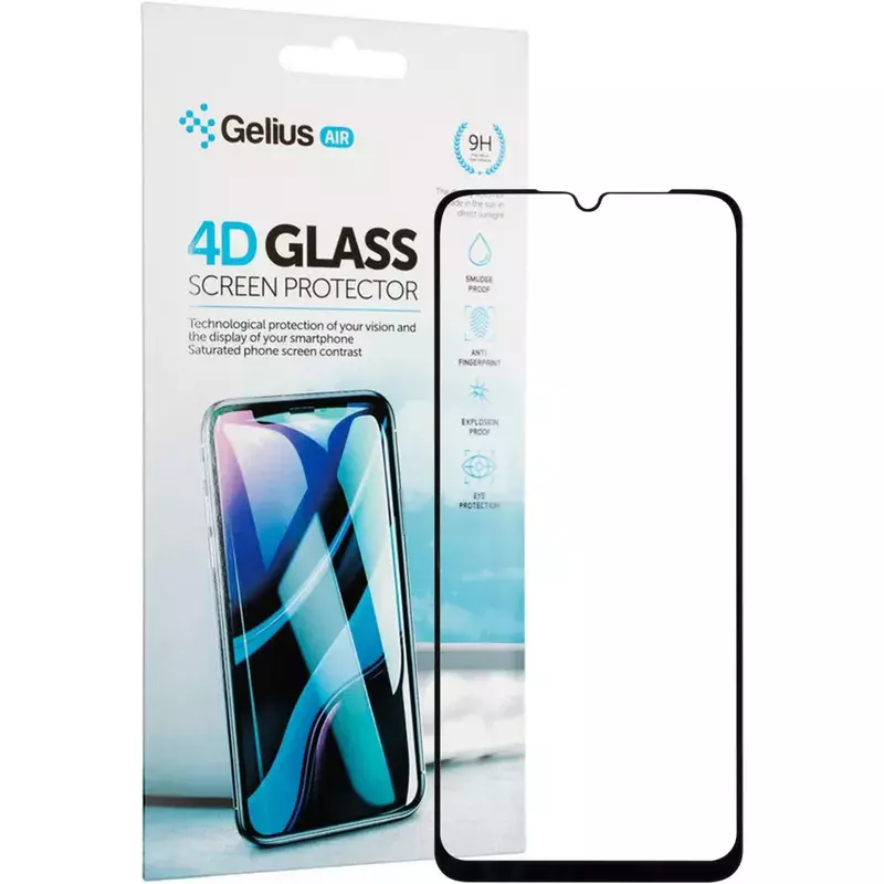 Защитное стекло Gelius Pro 4D for Realme C15 Black