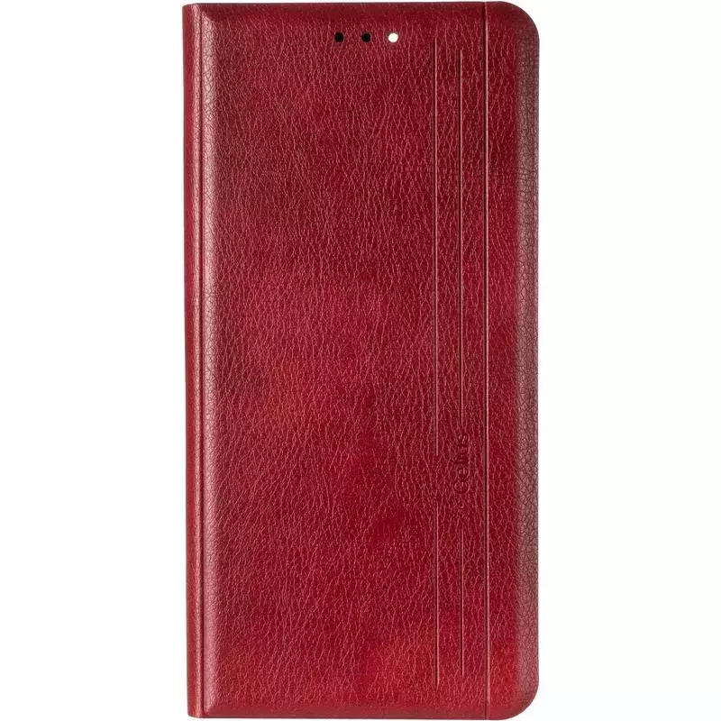Book Cover Leather Gelius New for Oppo A73 Red