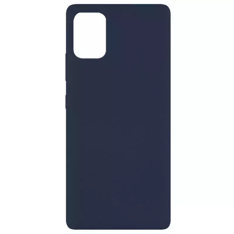 Чехол Silicone Cover Full without Logo (A) для Xiaomi Mi 10 Lite, Синий / Midnight blue