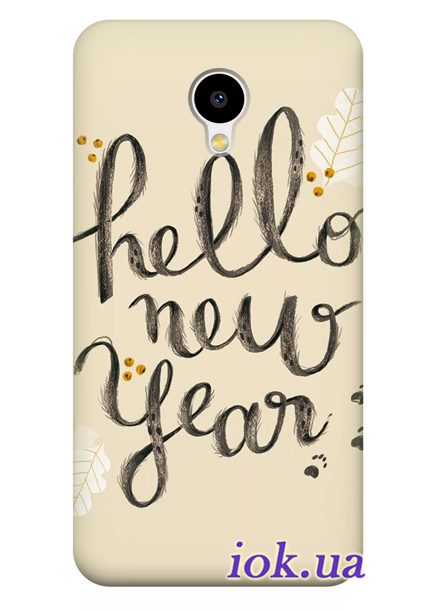Чехол для Meizu M3s - Hello new year