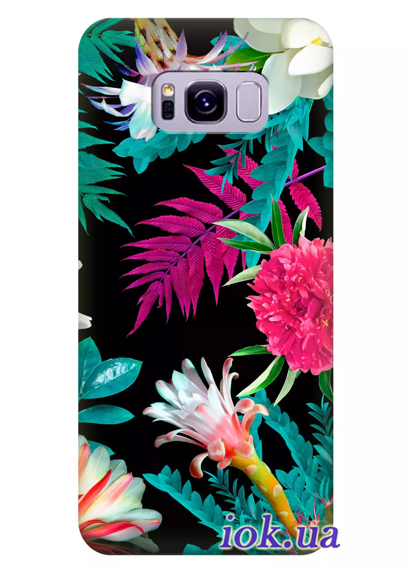 Чехол для Galaxy S8 - Ночные цветы