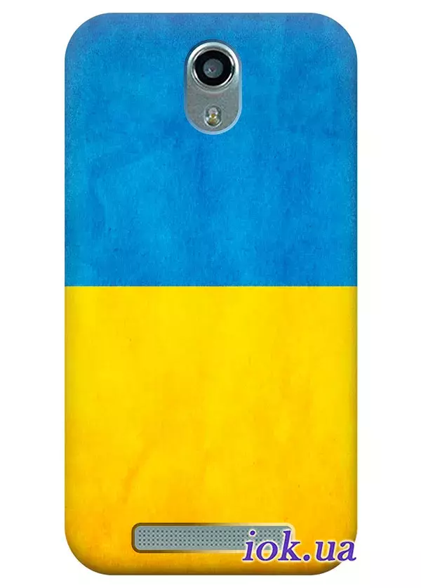 Чехол для Doogee Y100 Pro - Флаг Украины