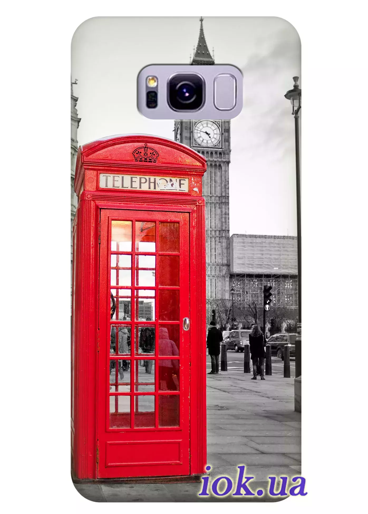 Чехол для Galaxy S8 Active - Серый Лондон