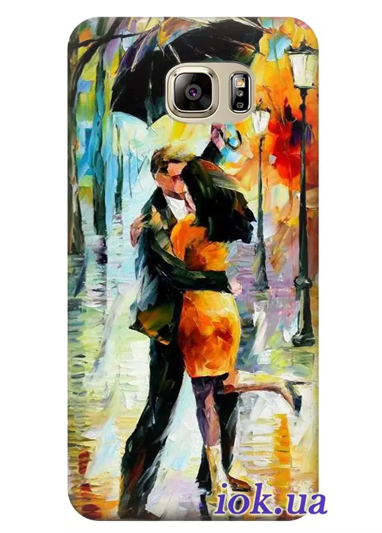 Чехол для Galaxy S7 Edge - Влюблённая пара