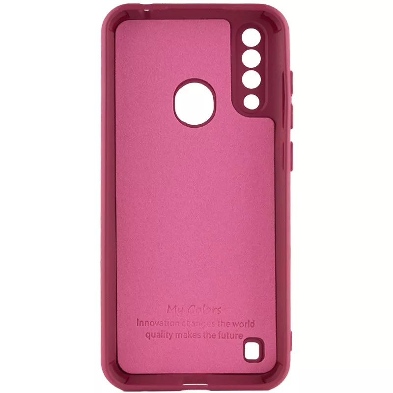 Чехол Silicone Cover My Color Full Camera (A) для ZTE Blade A7 Fingerprint (2020)