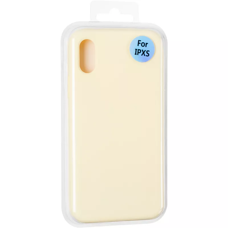 Чехол Original Full Soft Case для iPhone X/Xs (without logo) Mellow Yellow