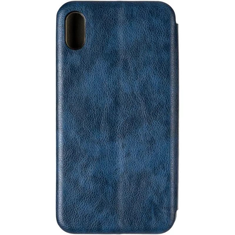 Book Cover Leather Gelius for iPhone XS Max Blue