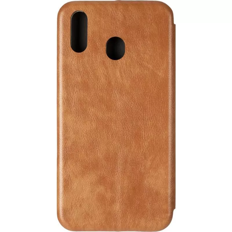 Book Cover Leather Gelius for Samsung M205 (M20) Gold