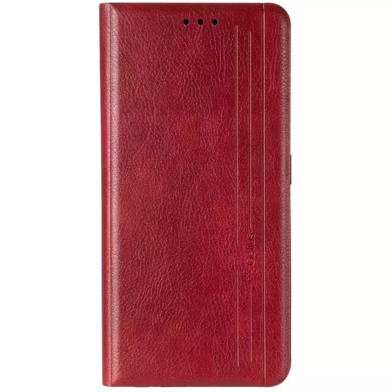 Book Cover Leather Gelius New for Realme 7 Pro Red