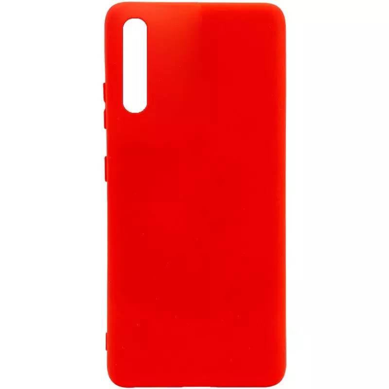 Чехол Silicone Cover Full without Logo (A) для Huawei Y8p || Huawei P Smart S, Красный / Red