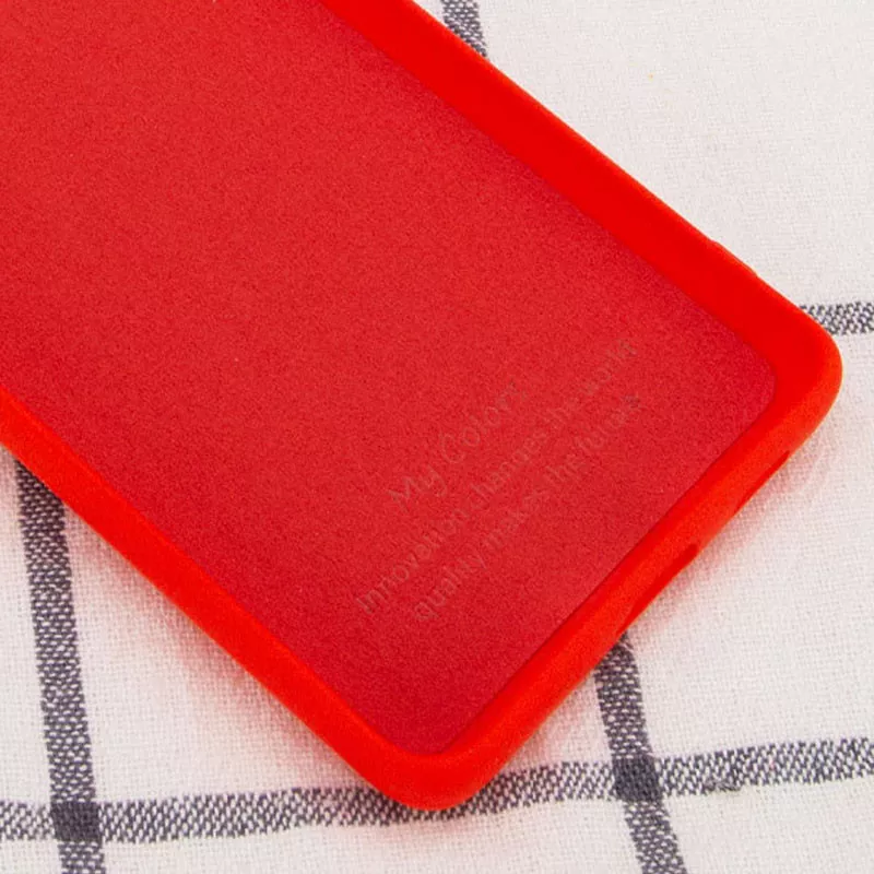 Чехол Silicone Cover Full without Logo (A) для Huawei Y8p || Huawei P Smart S, Красный / Red