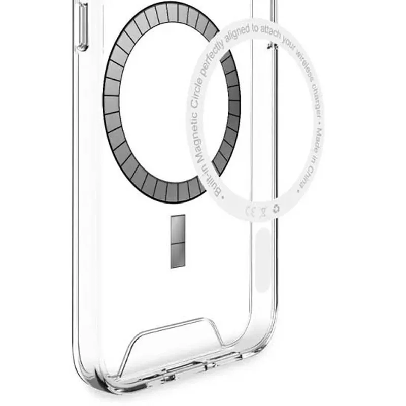 Чехол TPU Space Case with MagSafe для Samsung Galaxy S25 Ultra, Прозрачный
