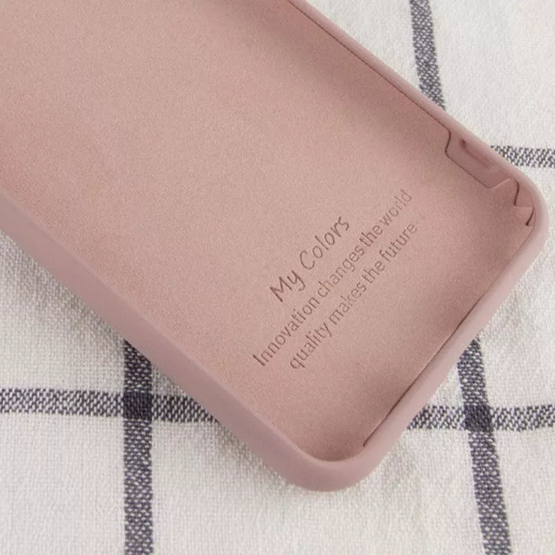 Чехол Silicone Cover Full without Logo (A) для Samsung Galaxy A10s, Розовый / Pink Sand
