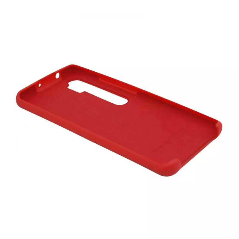Чехол Silicone Cover Full Protective (AA) для Xiaomi Mi Note 10 Lite, Красный / Red