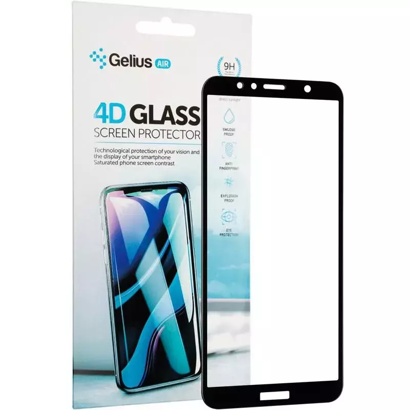 Защитное стекло Gelius Pro 4D for Huawei Y6 (2018) Black