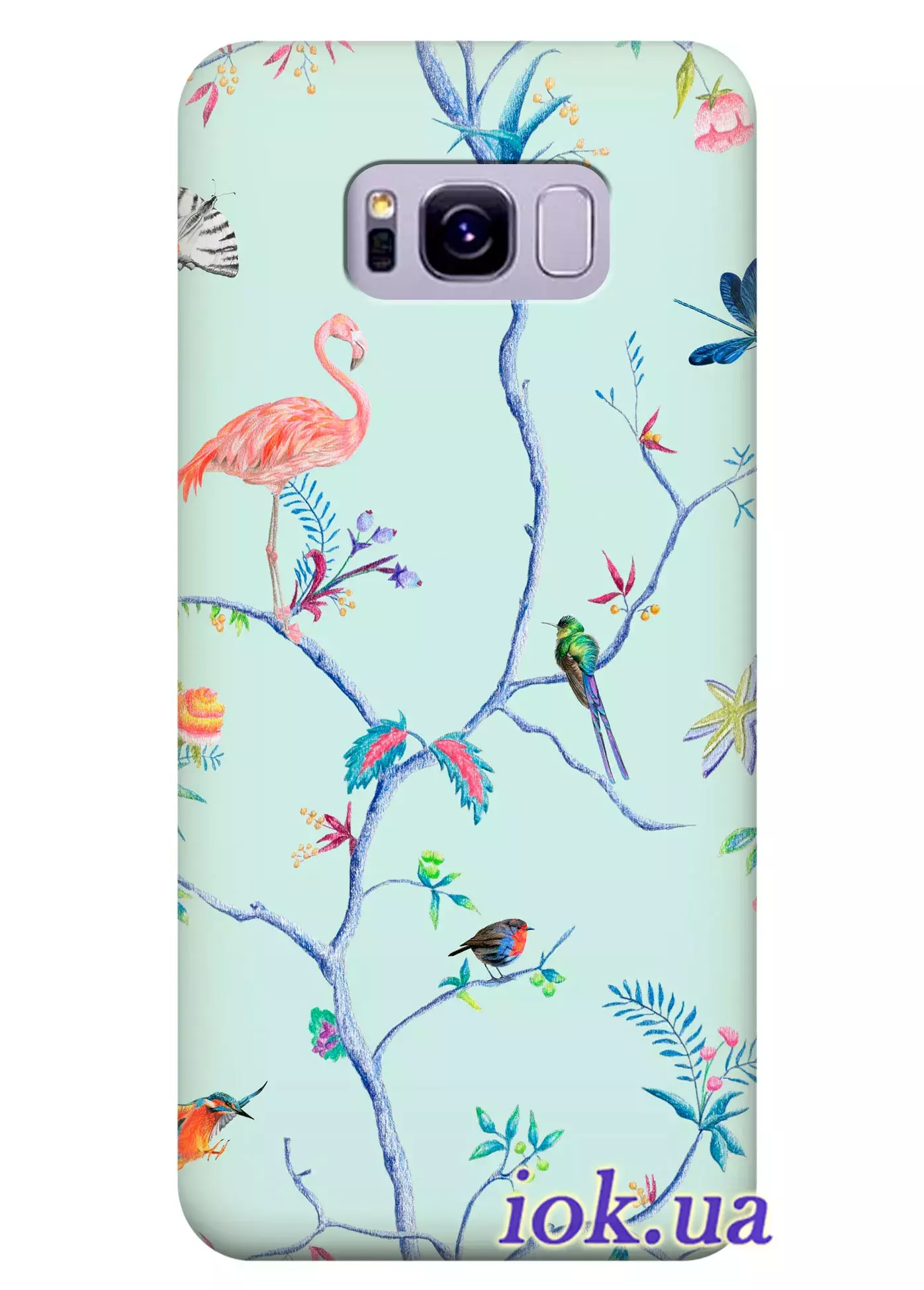 Чехол для Galaxy S8 Plus - Прекрасные птицы