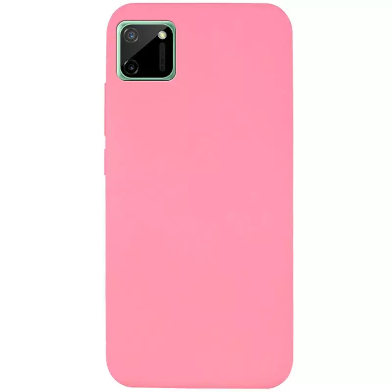 Чехол Silicone Cover Full without Logo (A) для Realme C11, Розовый / Pink