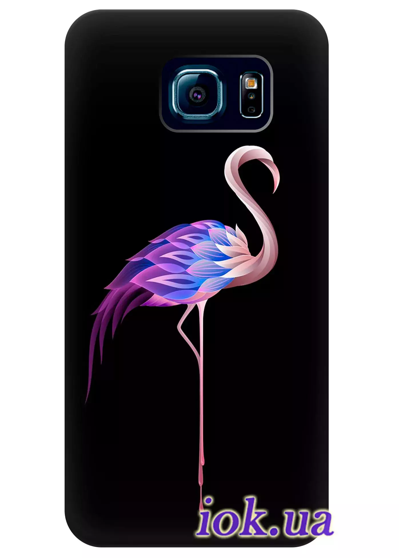 Чехол для Galaxy S6 Edge Plus - Фламинго